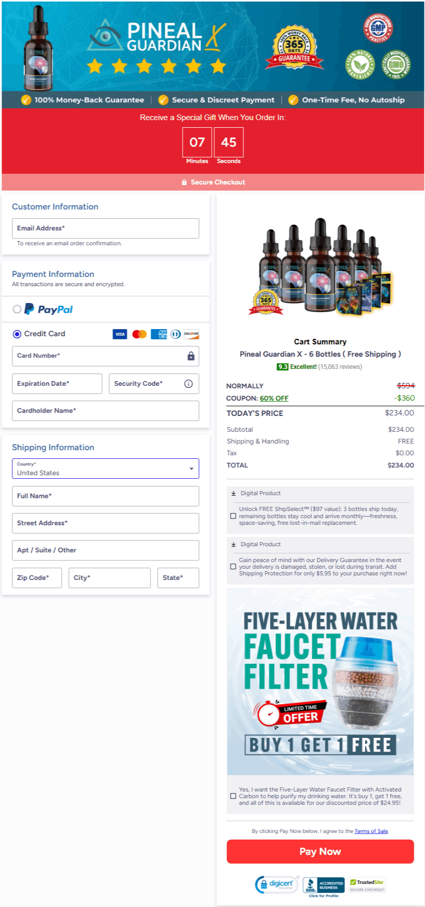 Pineal guardian x-Secure-Checkout